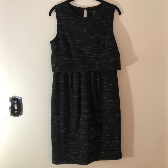 Ann Taylor Dresses & Skirts - Black Ann Taylor Professional Dress white detail